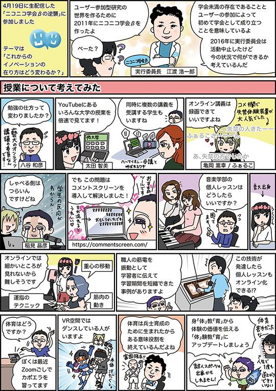 その9「 ニコニコ学会&beta;の逆襲！！　これからのイノベーションの在り方を考えてみた」（Vol.61 No.7）